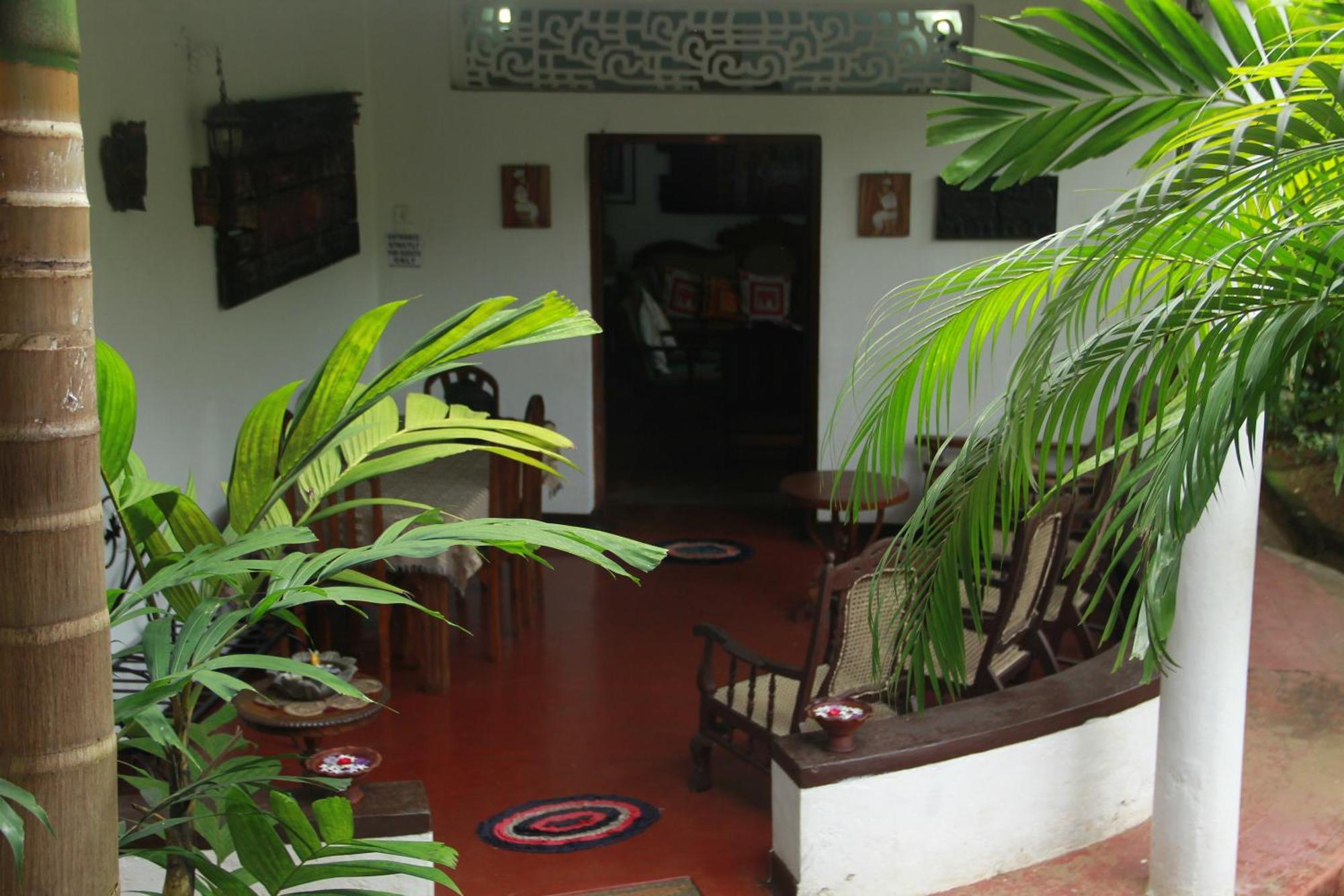 Traditional Kandyan House Rom bilde